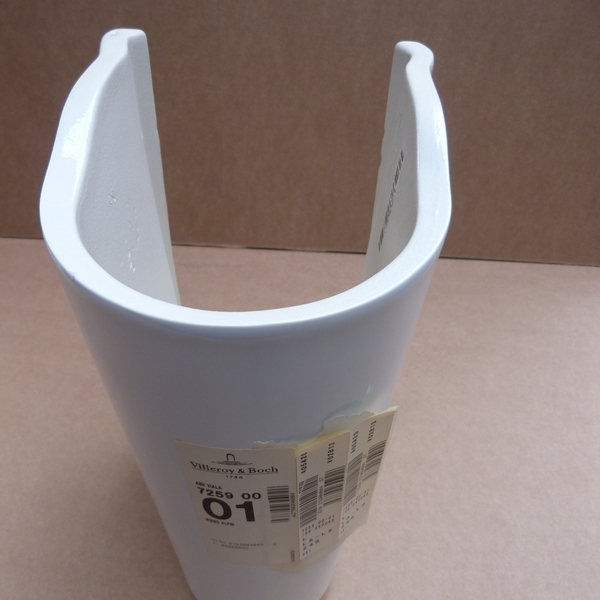 VILLEROY & BOCH VIALA polosloup k umyvadlu 72590001 - bílá