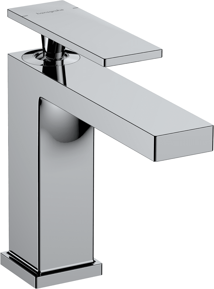 HANSGROHE Tecturis E Páková umyvadlová baterie 110 EcoSmart+ s odtokovou soupravou s táhlem #73010000 - Chrom