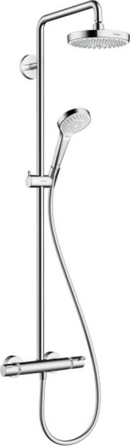 Obrázek HANSGROHE SELECT E VARIO sprchový systém #27254400 - chrom/bílá