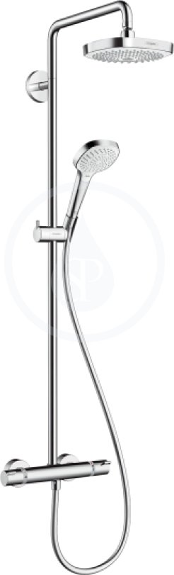 Obrázek HANSGROHE Croma Select E Showerpipe 180 2jet EcoSmart 9 l/min sprchová souprava s term. baterii 27257400 chrom