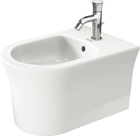 DURAVIT White Tulip závěsný bidet #22931500001 - bílá/WonderGliss