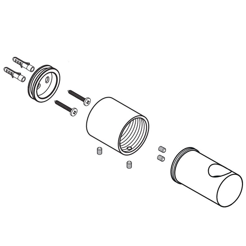 IDEAL STANDARD montážní nást. set pro sprchovou tyč F960891AA