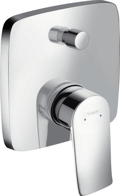 Obrázek HANSGROHE Metris Páková vanová baterie pod omítku #31454000 - chrom