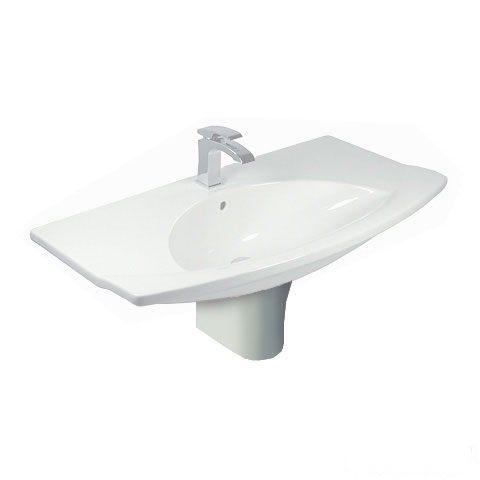 Obrázek VILLEROY & BOCH ARRIBA/VELVET polosloup k umyvadlu 72070001