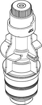 DORNBRACHT Termostatická kartuše s řídicí jednotkou Ø 51 x 139 mm, 40 l/min. - #9015020010190