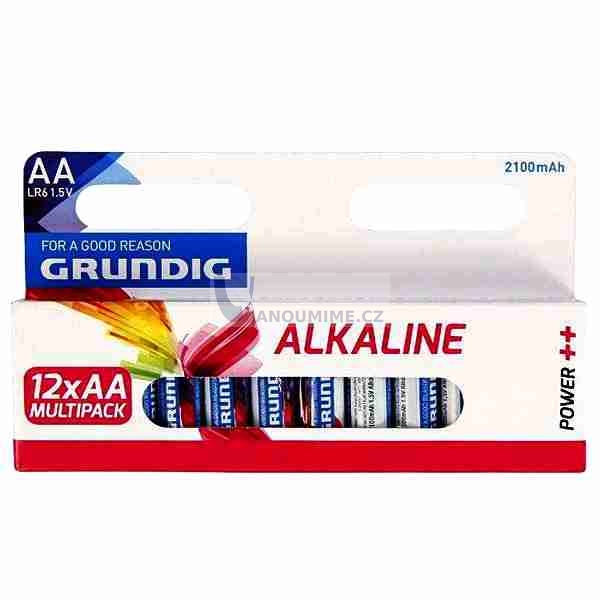 Ảnh của Grundig alkalická baterie AA, 2100mAh, 12ks