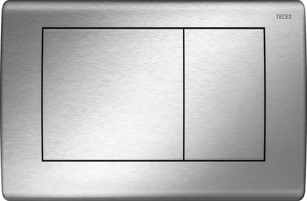 Obrázek TECE TECEplanus toilet flush plate brushed stainless steel dual-flush system 9240320