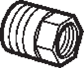 HANSA ND adaptér, A-G1/2xI-G3/8 #59912592