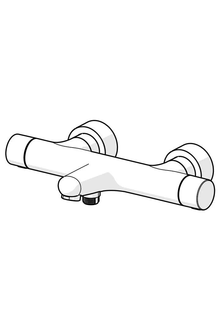 HANSA PRISMA vanová a sprchová baterie #5810230181 - broušený bronz