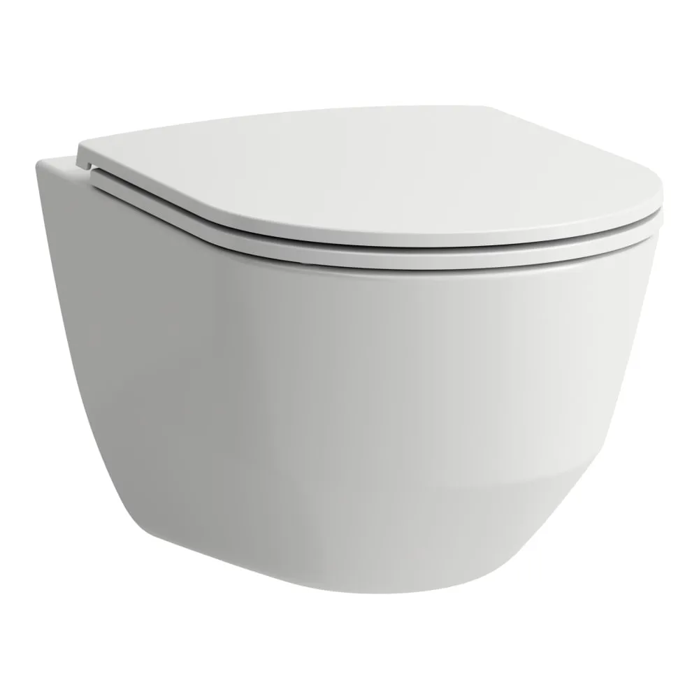LAUFEN PRO Závěsné WC Pack, rimless, hluboké splachování, včetně sedátka s poklopem slim se zpomalovacím sklápěcím systémem 530 x 360 x 345 mm #H8669570000001 - 000 - Bílá
