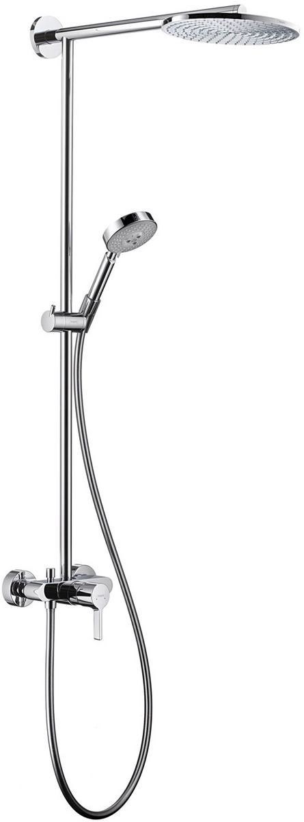 Obrázek HANSGROHE Raindance S Showerpipe 240 1jet s jednopákovou baterií #27193000