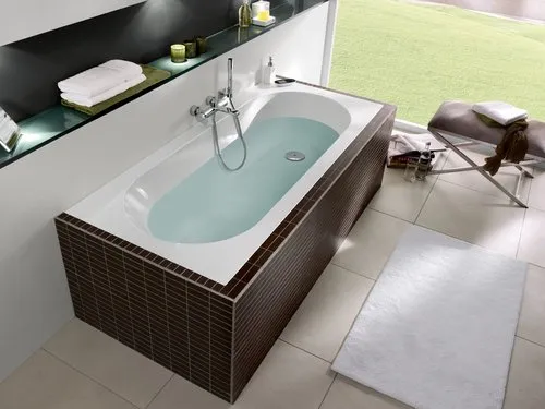 Obrázek VILLEROY BOCH Obdélníková vana Oberon, 1600 x 750 mm, bílá Alpine #UBQ160OBE2V-01