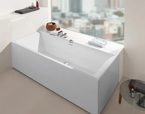 Зображення з  VILLEROY BOCH Obdélníková vana Squaro Edge 12, 1700 x 750 mm, bílá Alpine #UBQ170SQE2DV-01