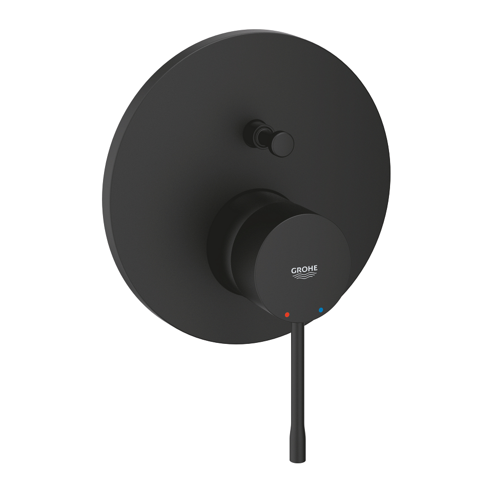 GROHE Essence páková podomítková baterie s dvousměrným přepínačem #24167KF1 - phantom black
