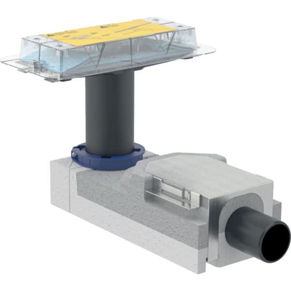 GEBERIT Souprava pro hrubou montáž Geberit pro sprchové kanálky CleanLine, pro výšku mazaniny u vtoku 90–220 mm #154.150.00.1