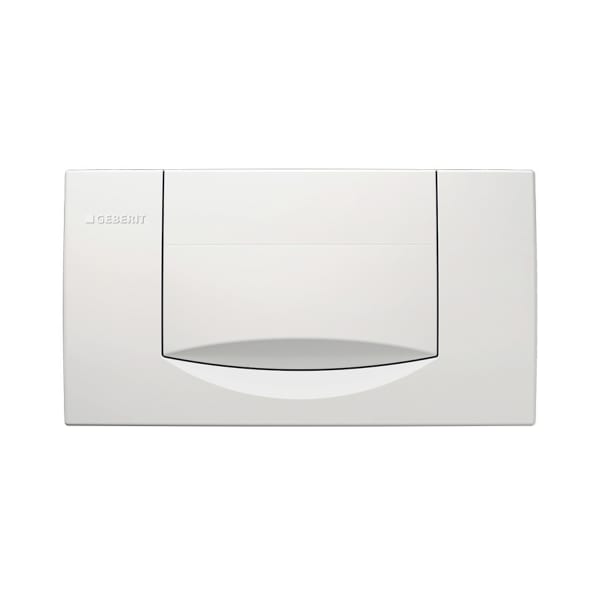 GEBERIT Ovládací tlačítko Geberit 200F, pro splachování Start/Stop Bílá #115.222.11.1