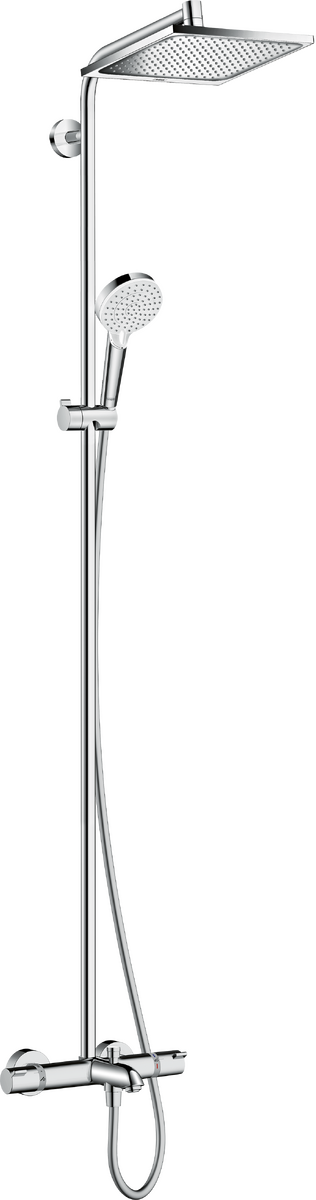 HANSGROHE Crometta E Showerpipe 240 1jet s vanovým termostatem #27298000 - chrom