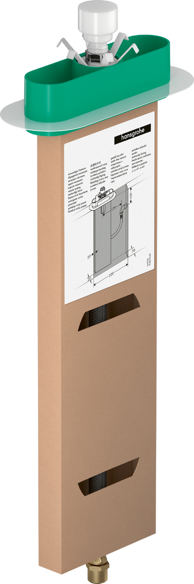 HANSGROHE sBox Základní těleso pro montáž na okraj vany nebo na vanový sokl #13560180