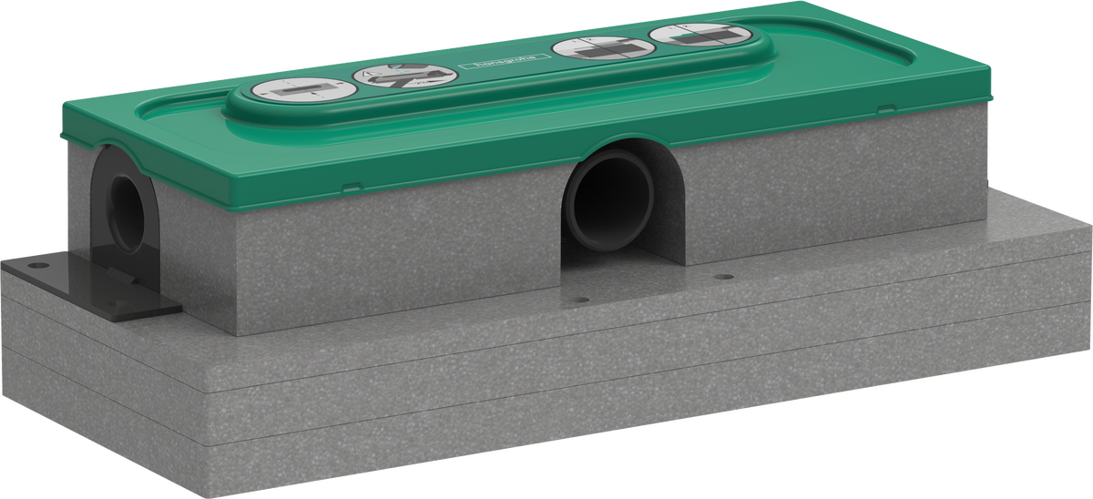 HANSGROHE uBox universal Základní těleso pro sprchové žlaby pro plochou instalaci #01000180