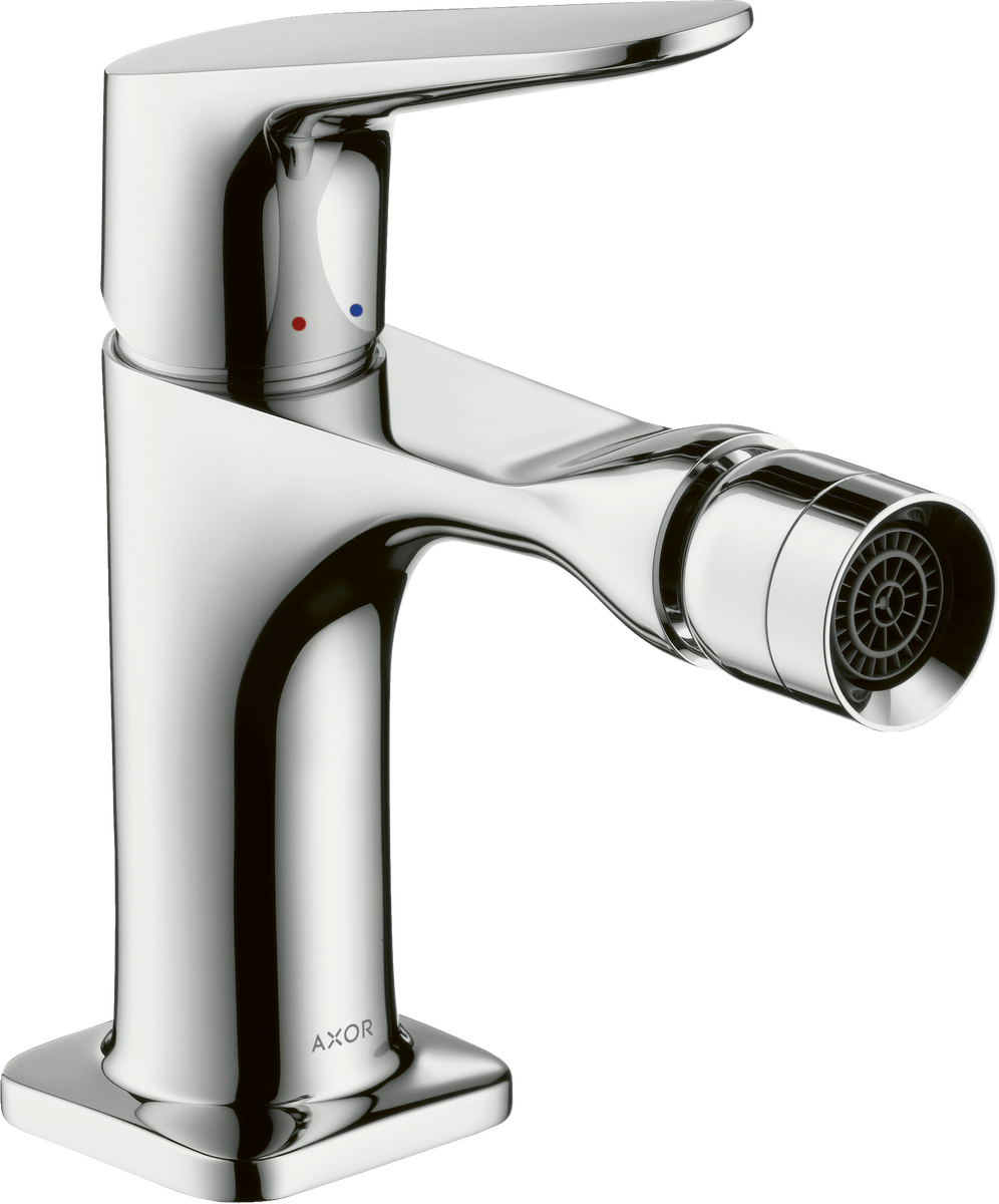 HANSGROHE AXOR Citterio M Páková bidetová baterie s odtokovou soupravou s táhlem #34210000 - chrom
