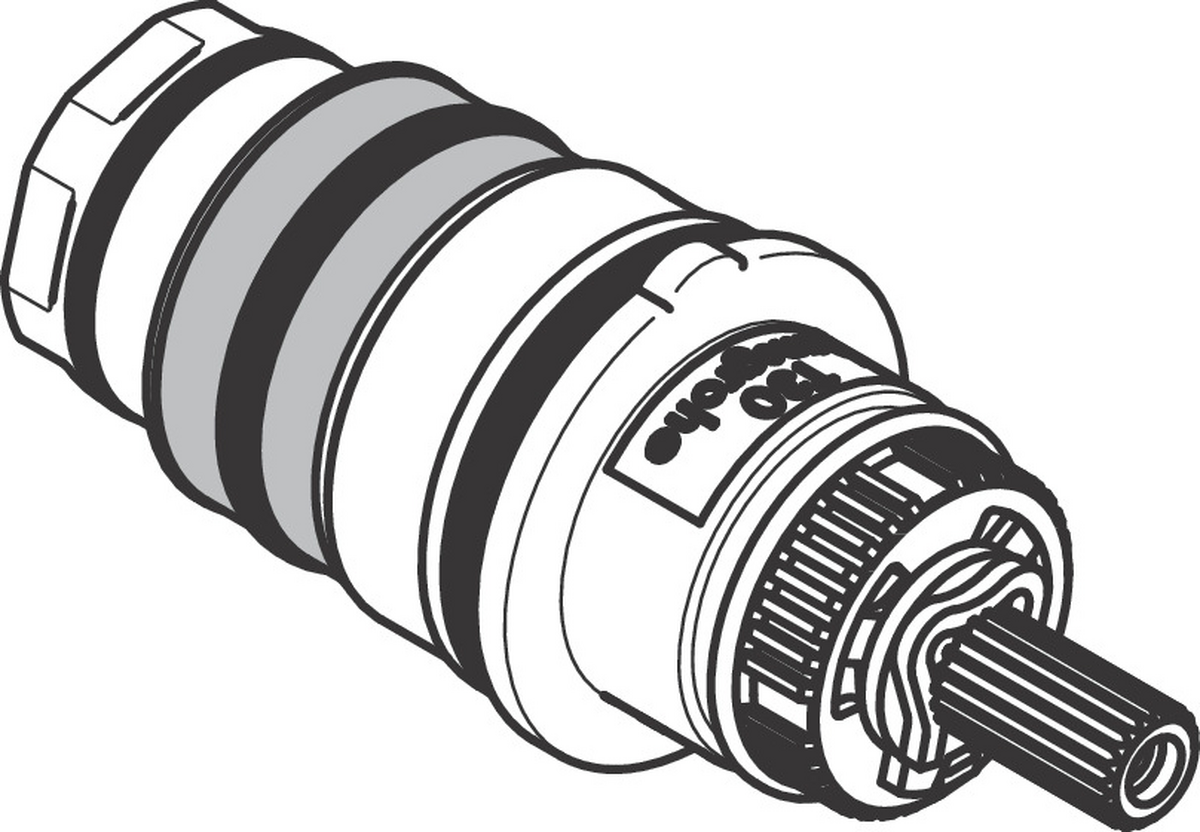 HANSGROHE Rozpínavé teplotní čidlo termostatu pro zaměněný přívod 92373000