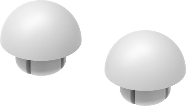 TECEone ND ochranný doraz sedátka (2 kusy) #9820465