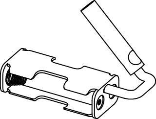 TECEfilo držák baterie #9820546