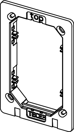 TECEfilo-Solid plastový instalační rám #9820649 - bílá