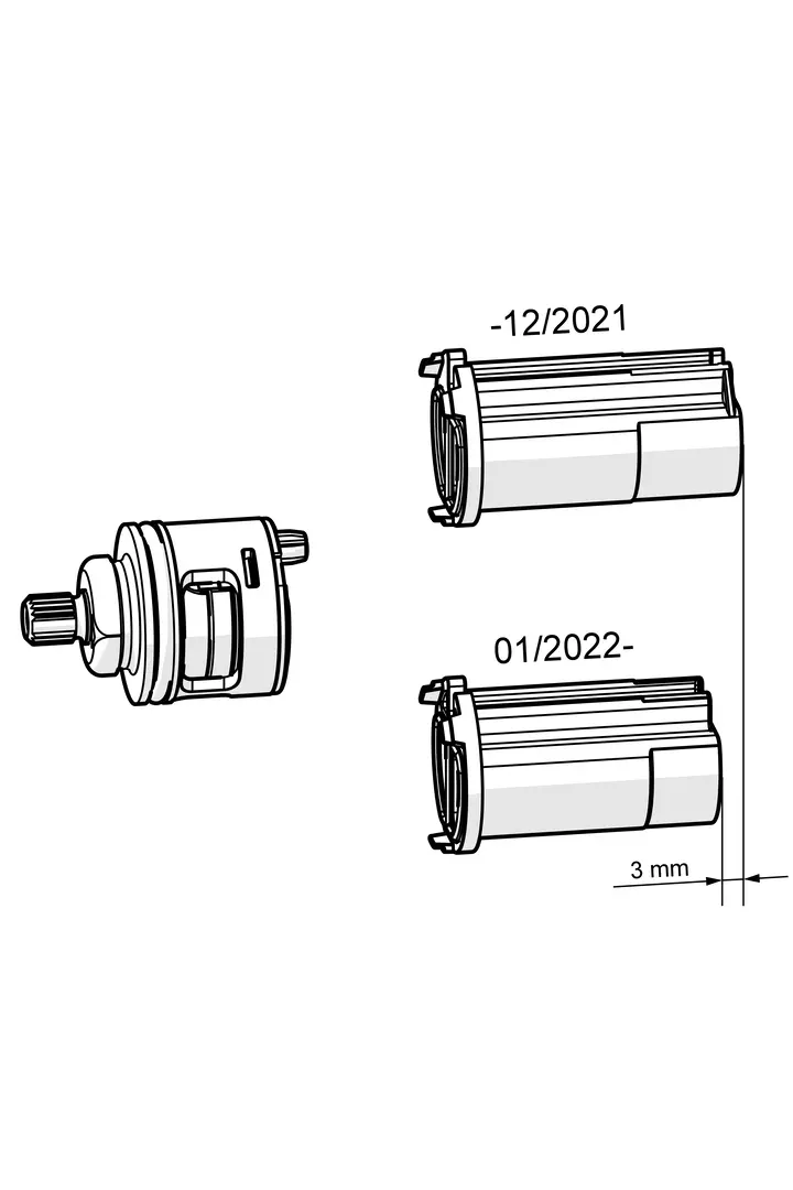 HANSA Přepínač/Kartuše #59914116
