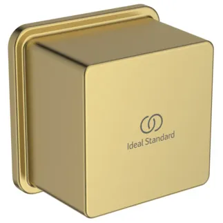 IDEAL STANDARD IDEALRAIN - Nástěnný spojovací oblouk 59x60x59 mm v barvě broušeného zlata - PVD technologie #BC772A2 - Brushed Gold