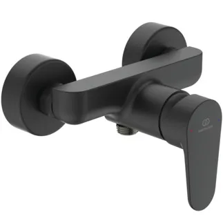 IDEAL STANDARD CERAFINE MODEL O - nástěnná sprchová baterie 207x140x130 mm v černé barvě, 20,0 l/min (3 bary) - technologie Click, EPD, FirmaFlow #BC499XG - Silk Black