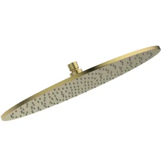 IDEAL STANDARD IDEALRAIN - Sprchová hlavice 403x58x403 mm v barvě kartáčovaného zlata, 12 l/min (3 bary) - Kovová dešťová sprcha, technologie PVD #A5804A2 - Brushed Gold