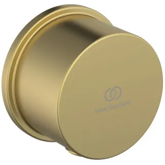 IDEAL STANDARD IDEALRAIN - Nástěnný spojovací oblouk 64x60x64 mm v barvě broušeného zlata - PVD technologie #BC808A2 - Brushed Gold