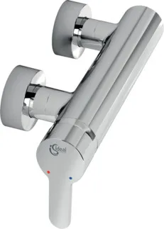 IDEAL STANDARD CONNECT BLUE - nástěnná sprchová baterie 286x121 mm v chromu, 20,0 l/min (3 bary) - technologie Click, EPD, povrch SmartShine, certifikát NF #B9924AA - Chrome