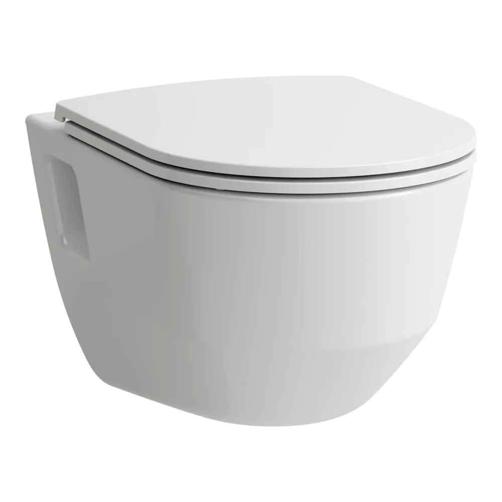 LAUFEN PRO Závěsné WC, rimless, hluboké splachování, s viditelným uchycením 530 x 360 x 350 mm #H8209640000001 - 000 - Bílá