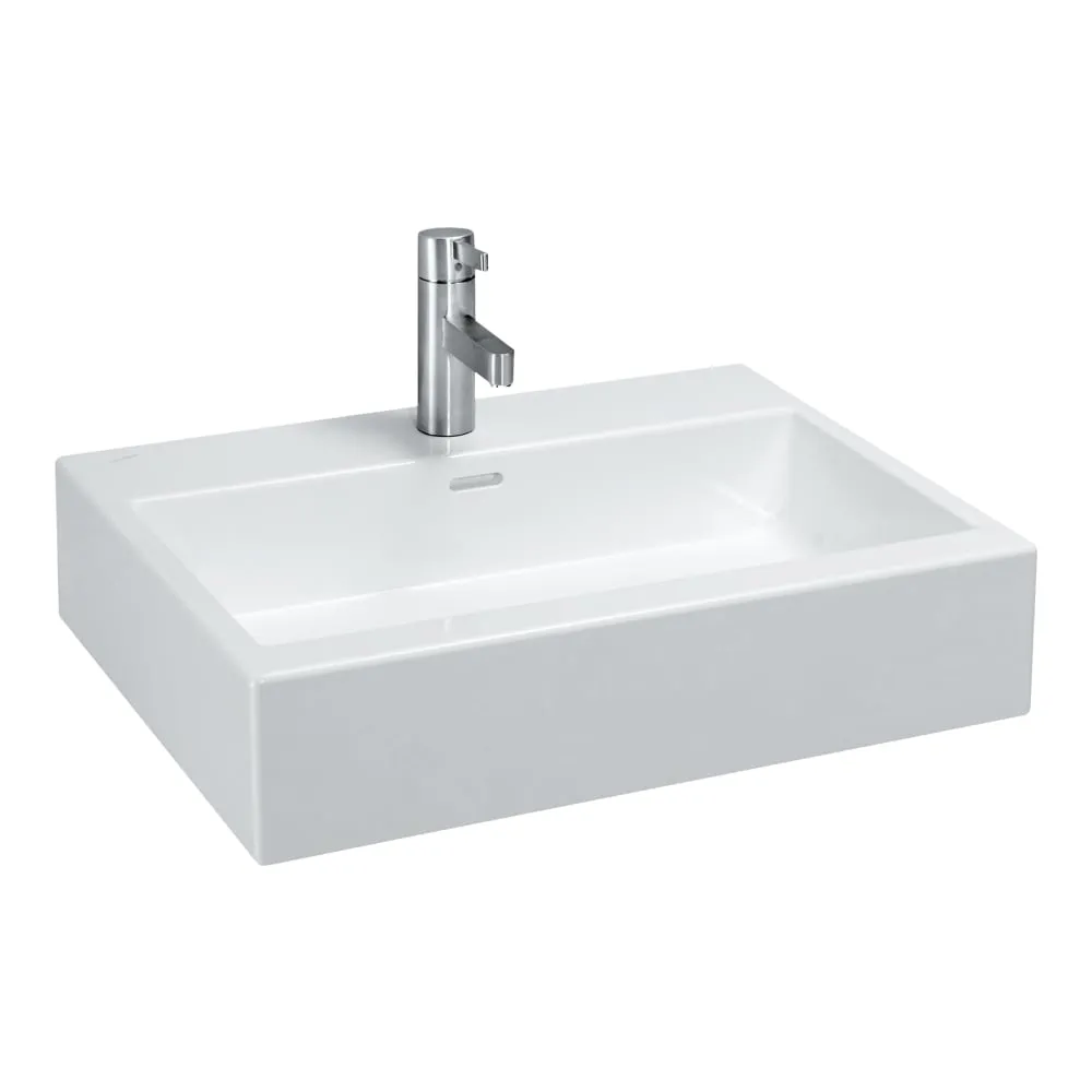 LAUFEN LIVING Umyvadlo do nábytku, broušená spodní část 600 x 460 x 155 mm #H8174340001041 - 000 - Bílá
