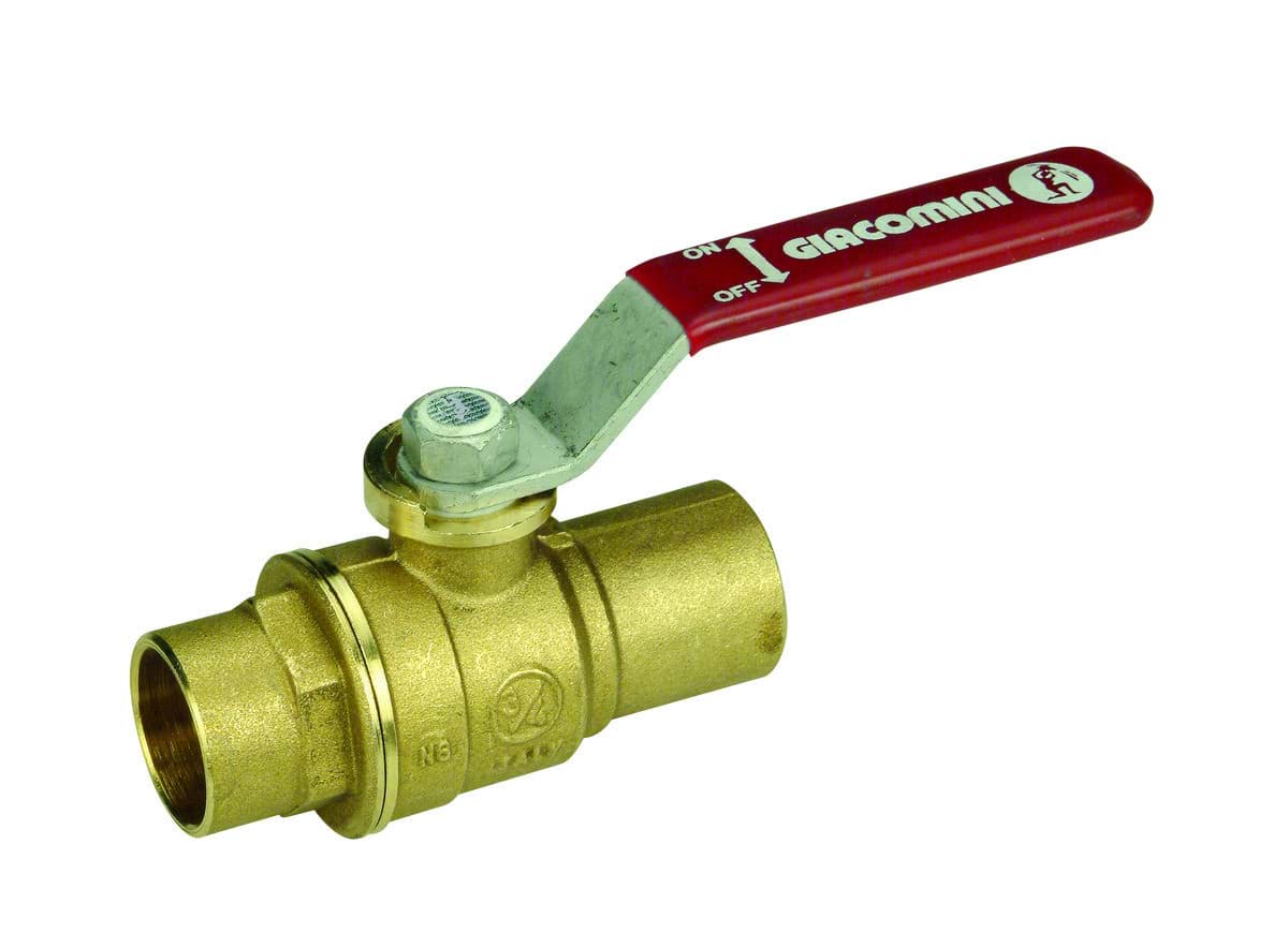 GIACOMINI R258D kulový koh. pro pájení 28mm #R258Y006