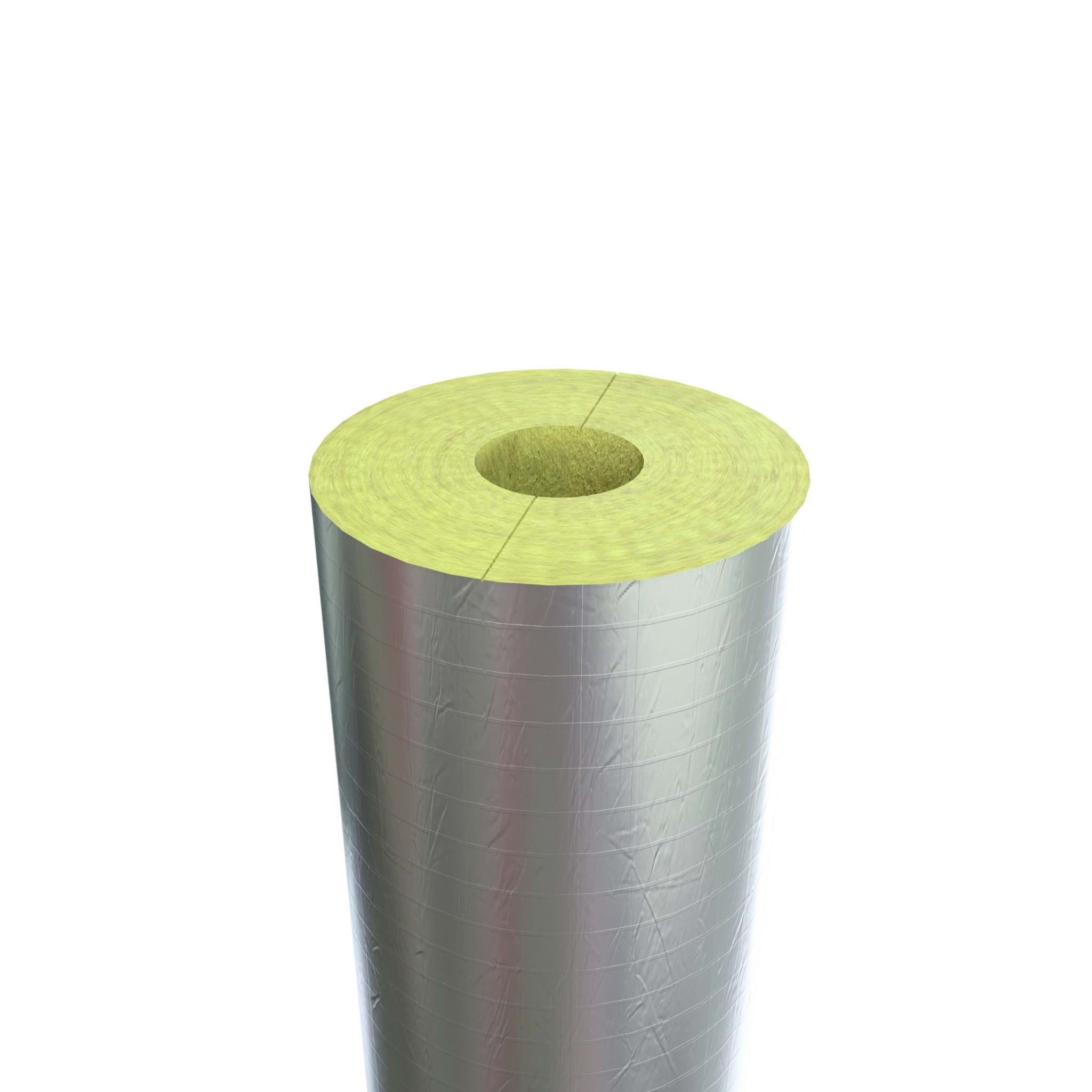 PAROC izolační pouzdro s Al fólií 76x20mm 1,2m (HVAC Section AluCoat T)