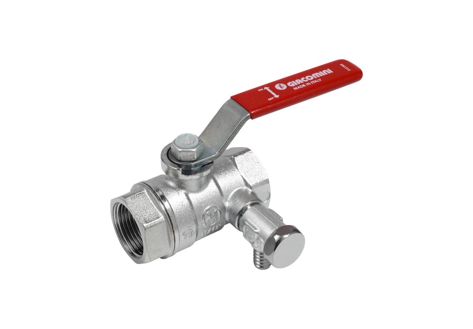 GIACOMINI R250DS kul. kohout s vyp. voda 5/4" #R250SX006 - PN35