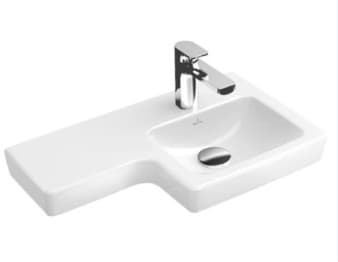 VILLEROY & BOCH SUBWAY 2.0 umyvadlo pravé 63x35,5cm 41156R01 bílá
